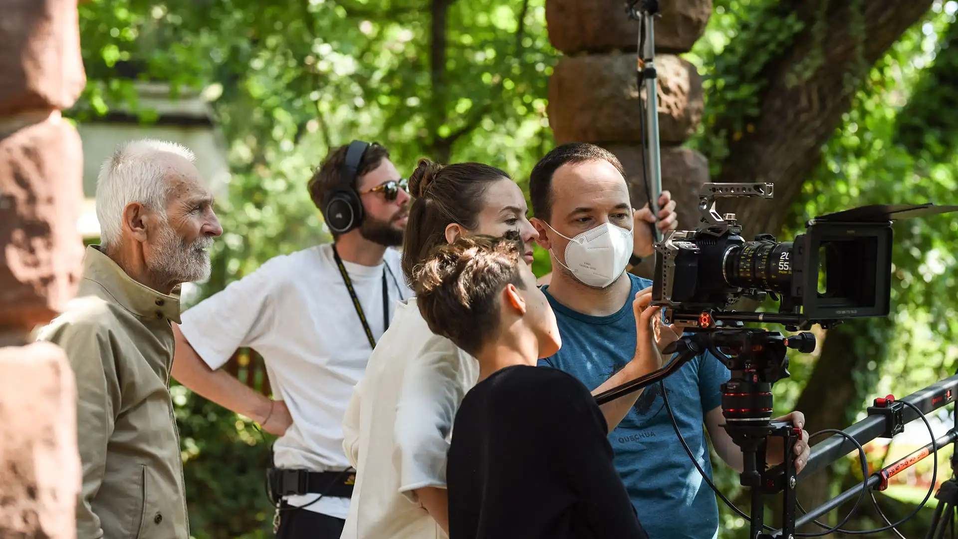 Behind the scenes